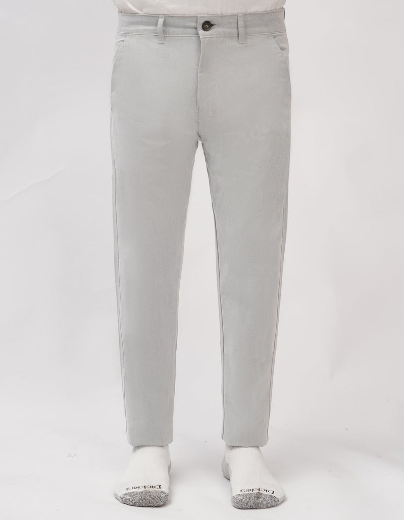 Grey Cotton Imported Stuff Pant (Z.a.r.a)