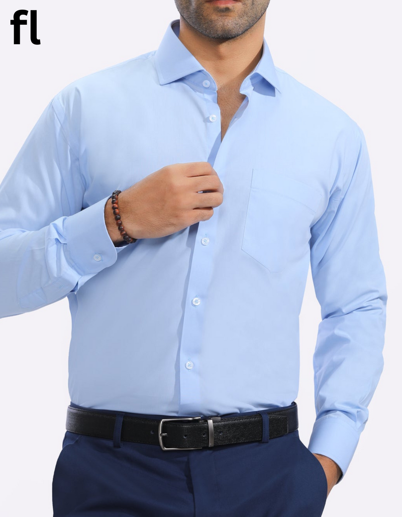 Sky Blue Premium Formal Shirt