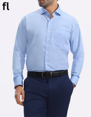 Sky Blue Premium Formal Shirt