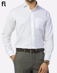 Pure White Premium Formal Shirt