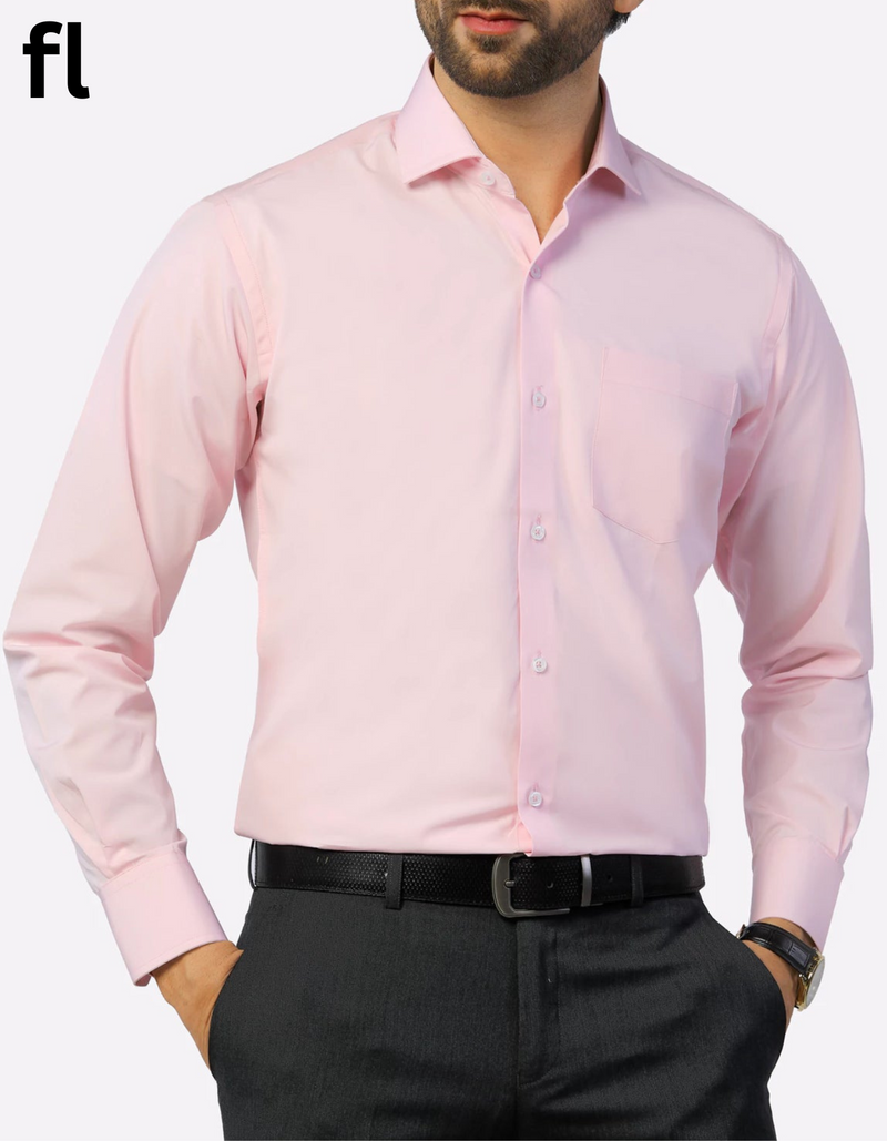 Light Pink Color Premium Formal Shirt