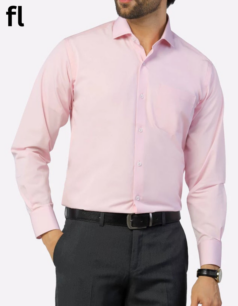 Light Pink Color Premium Formal Shirt