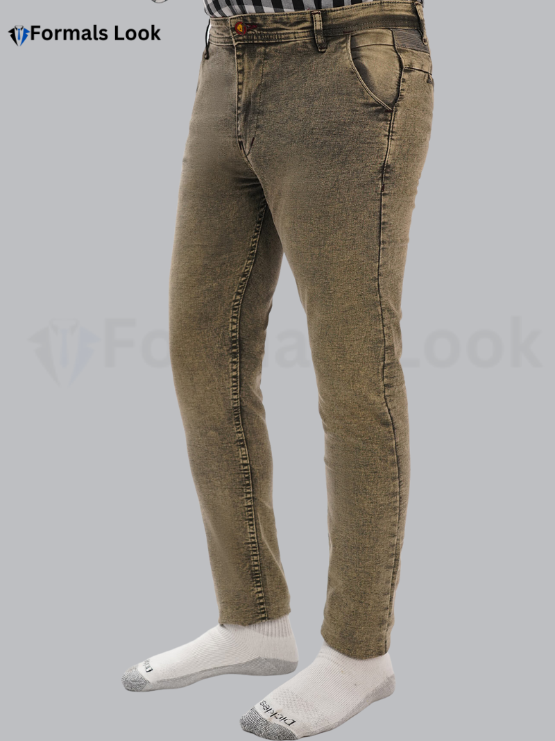 Jeans Pant Green Imported Stuff Ultra Comfort With Stretch