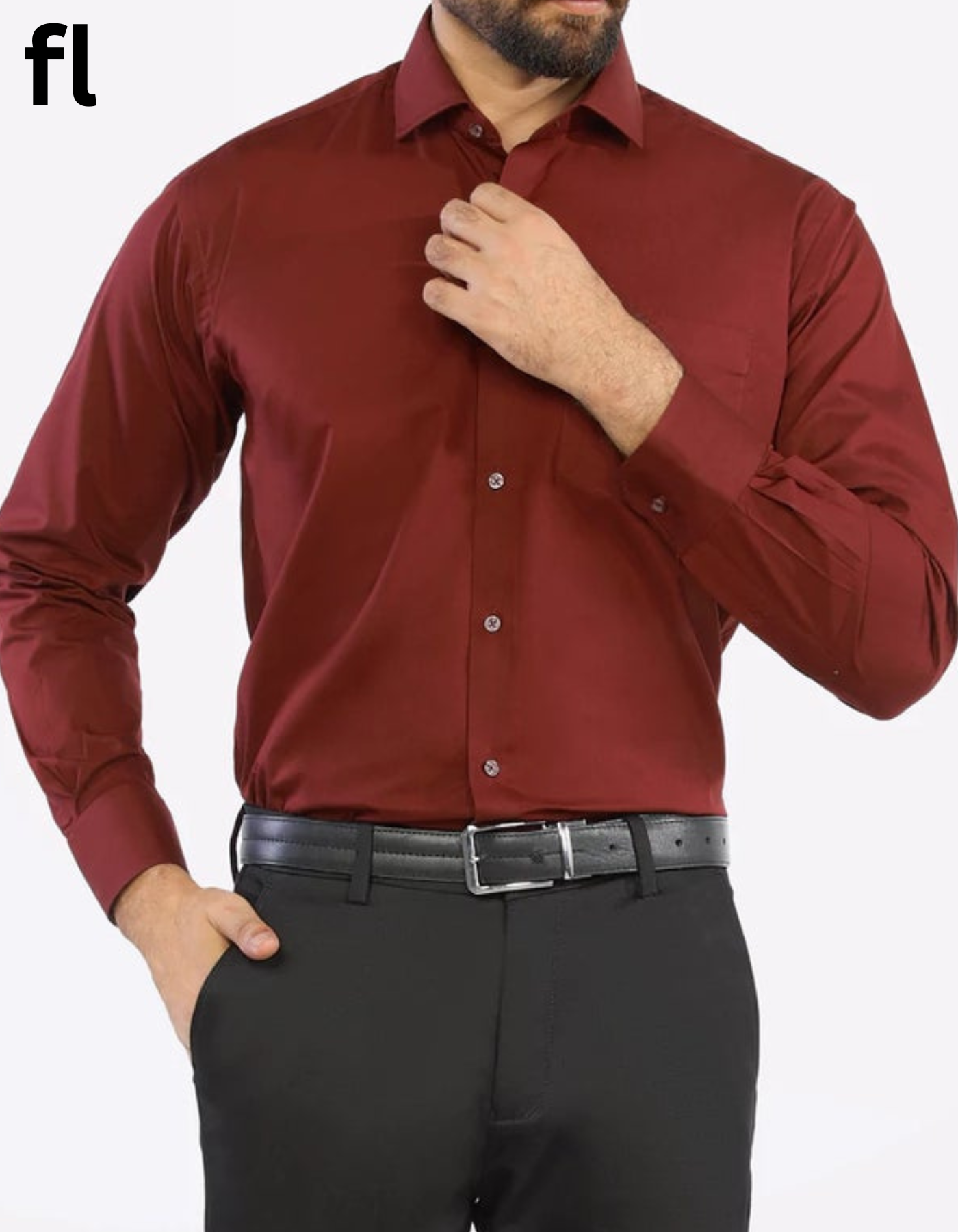 Mahroon Premium Formal Shirt