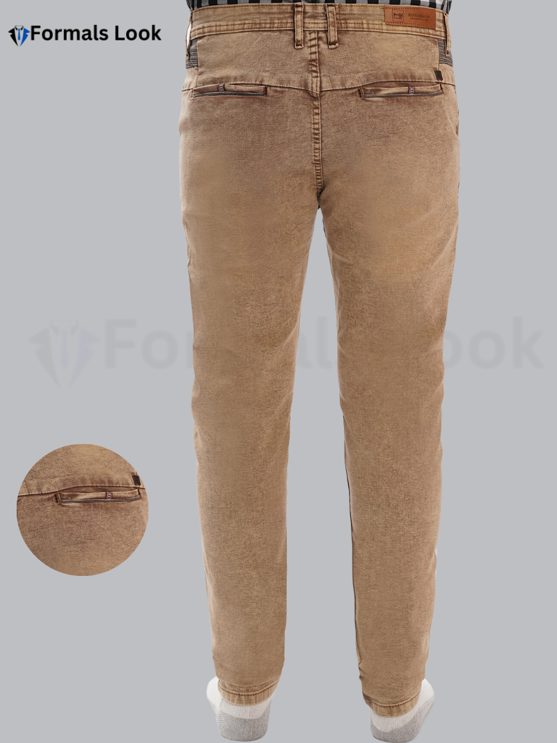 Jeans Pant Camel Imported Stuff Ultra Comfort With Stretch