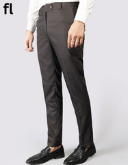 Formal Pant Brown Light Color Suiting Stuff