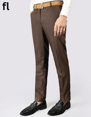 Formal Pant Brown Color Suiting Stuff