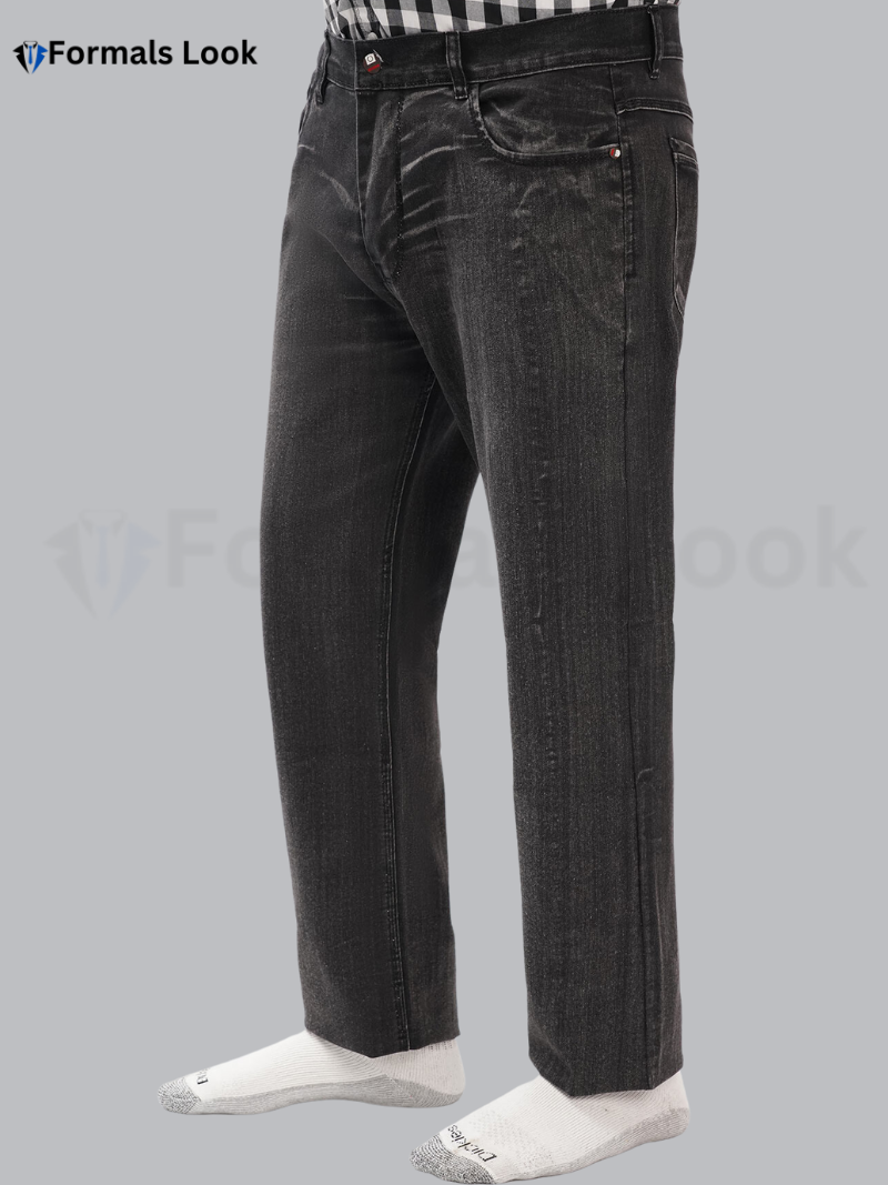 Jeans Pant Black Color In Stretch