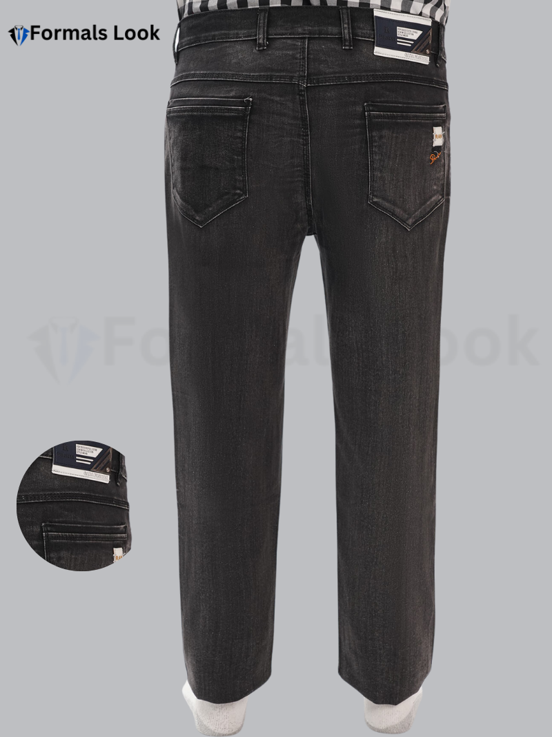 Jeans Pant Black Color In Stretch