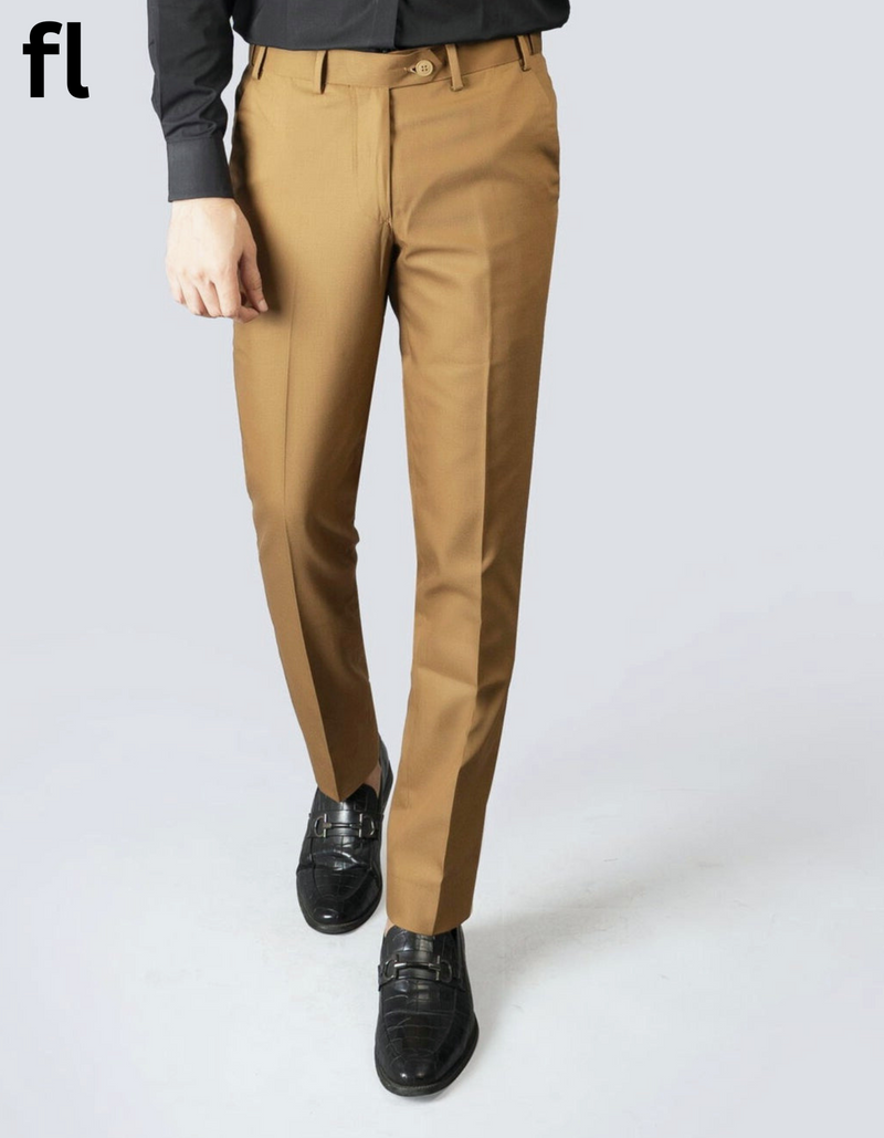 Formal Camel Premium Pant  Suiting Stuff