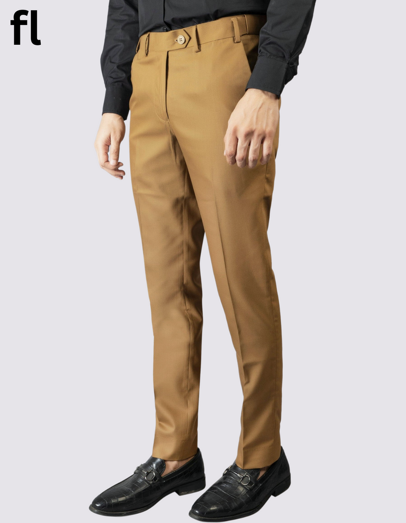 Formal Camel Premium Pant  Suiting Stuff