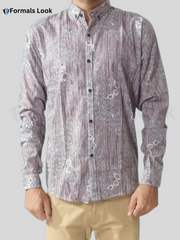 Casual Shirts Brown Nature Print