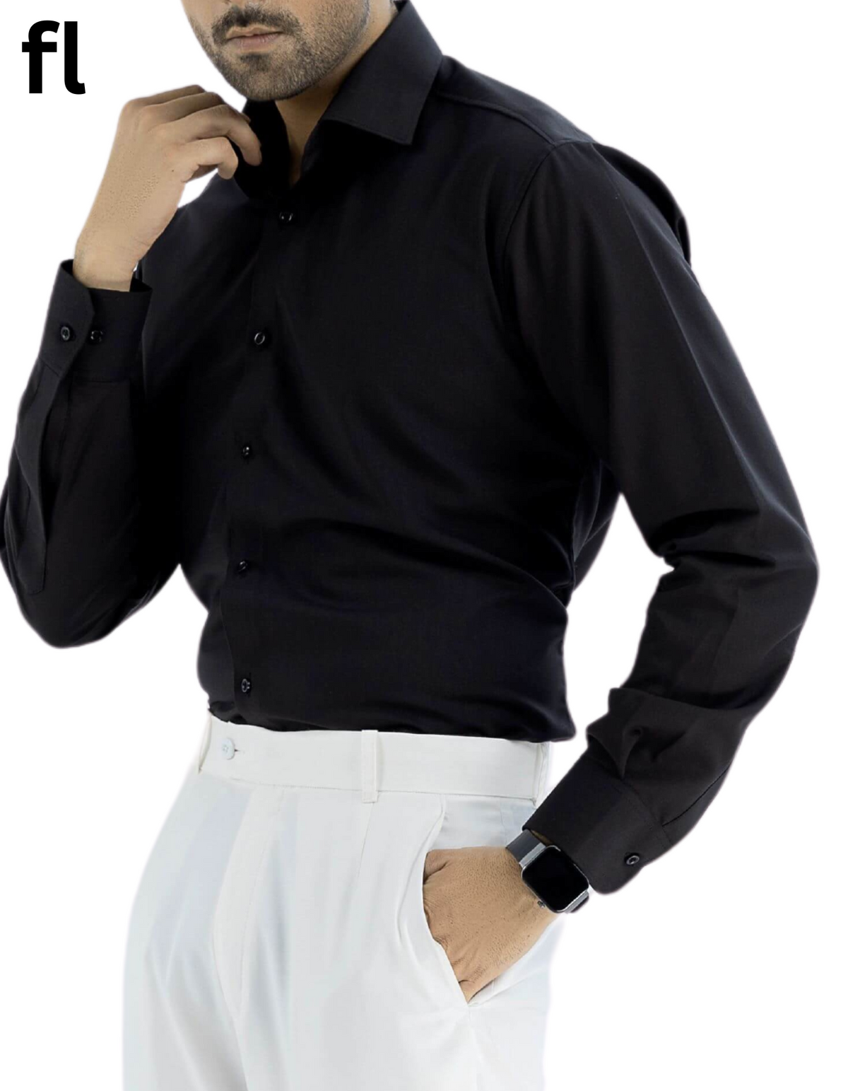 Black Premium Formal Shirt