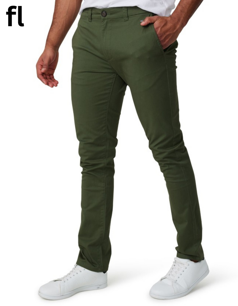 Light Green Cotton Chino  Imported Stuff (Sco-tch-So-da)