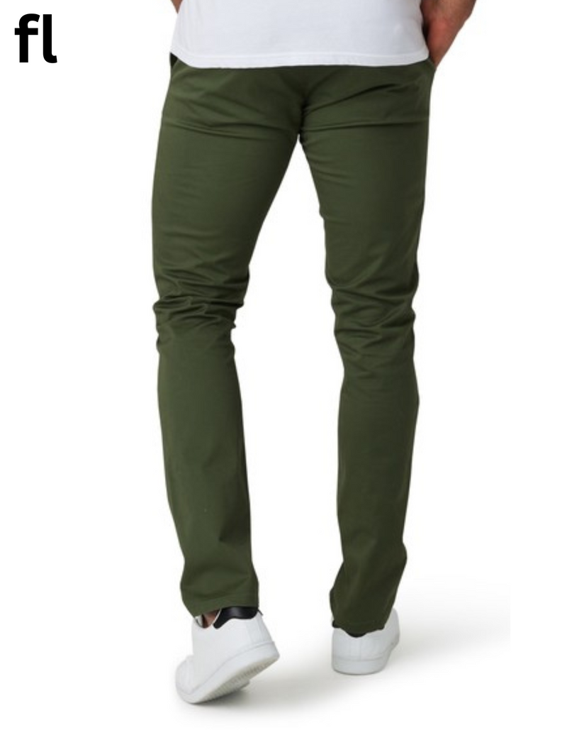 Light Green Cotton Chino  Imported Stuff (Sco-tch-So-da)