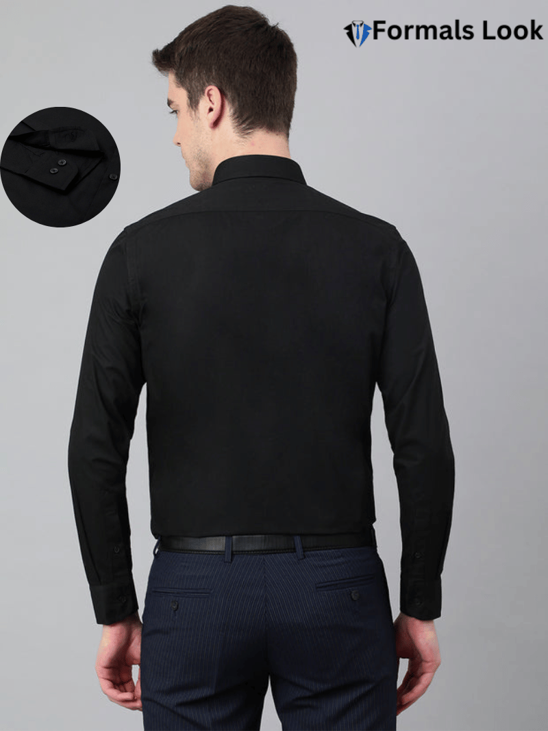 Black Premium Formal Shirt