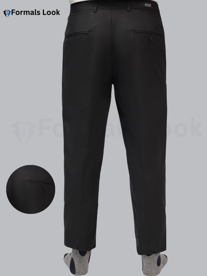 Formal Pant Black Color Suiting Stuff