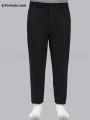 D..O.C.K.E.R Black Premium Cotton Mens Pant