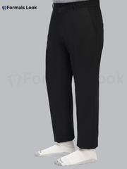 D..O.C.K.E.R Black Premium Cotton Mens Pant