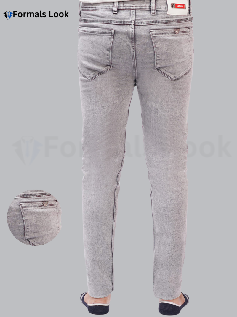 Jeans Pant Grey Color Imported Stuff Ultra Stretch