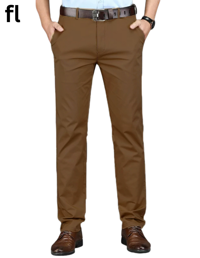 Brown Cotton Imported Stuff Pant (Z.a.r.a)