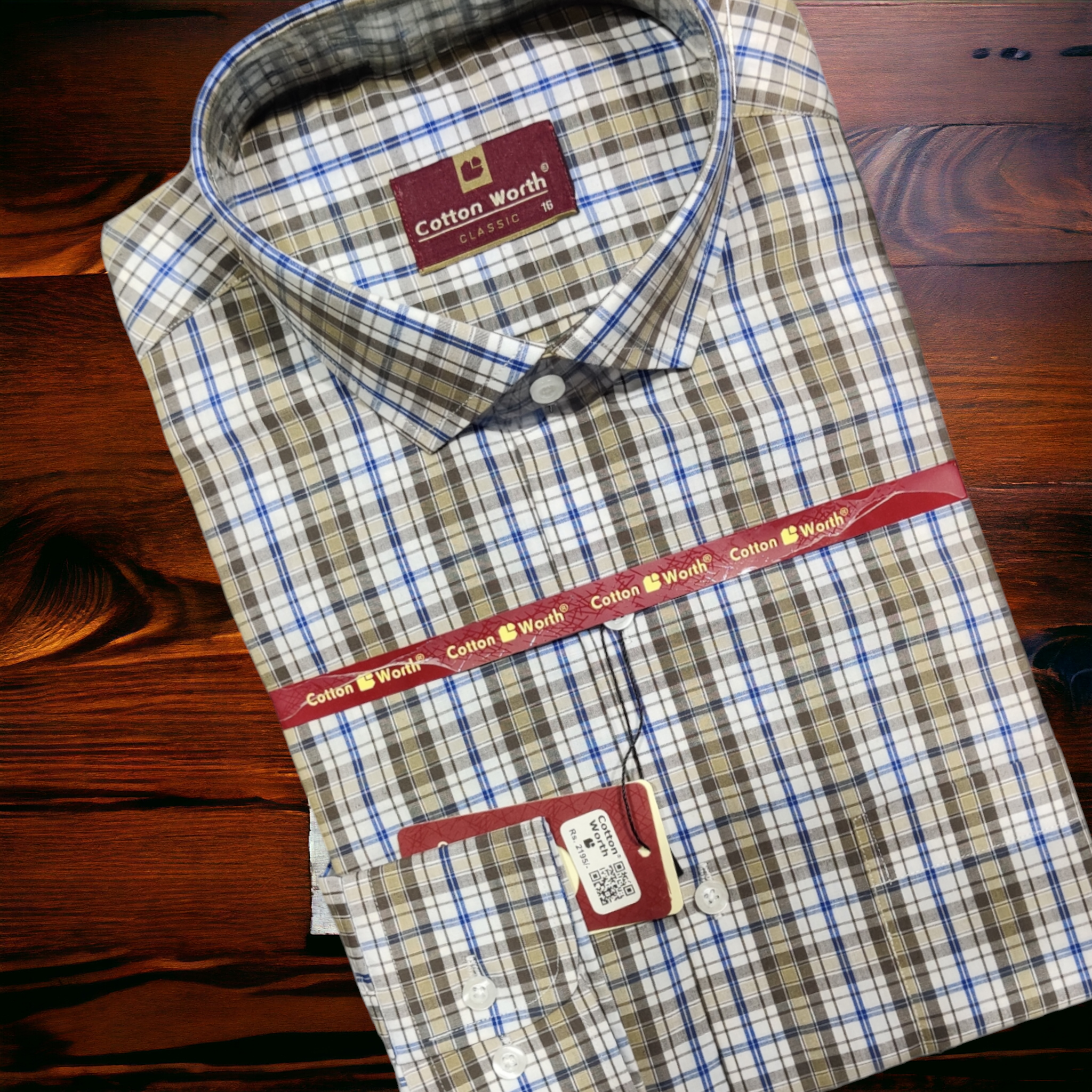 Formal Check Shirt Premium