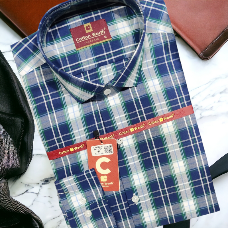 Formal Check Shirt Premium