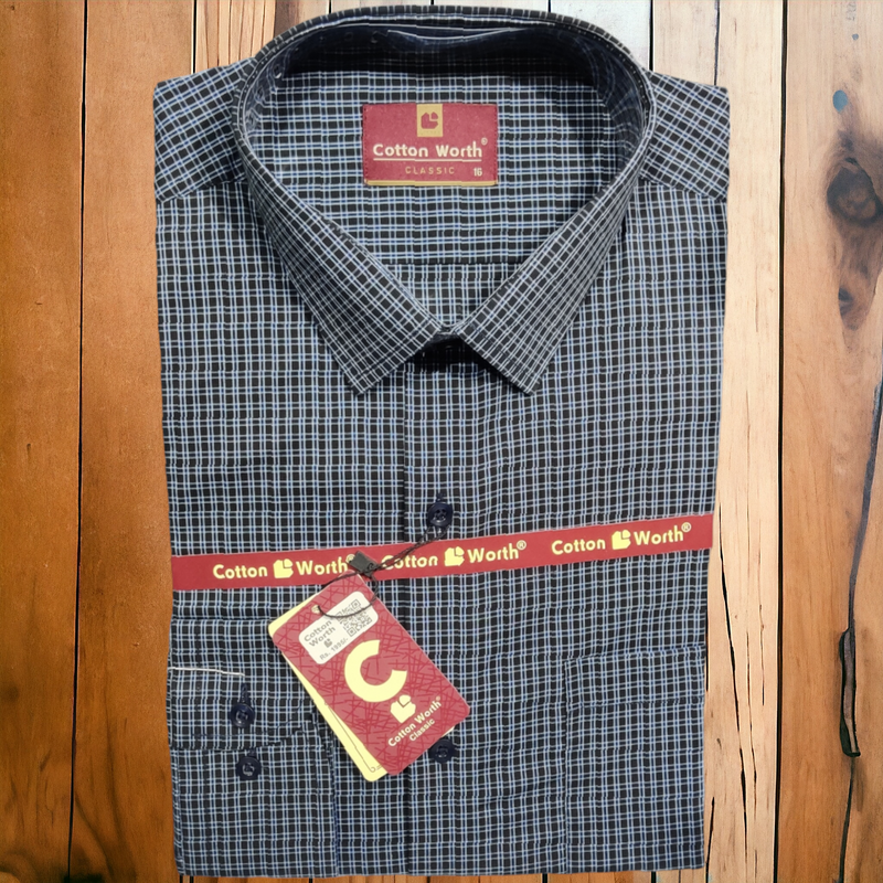 Formal Check Shirt Premium