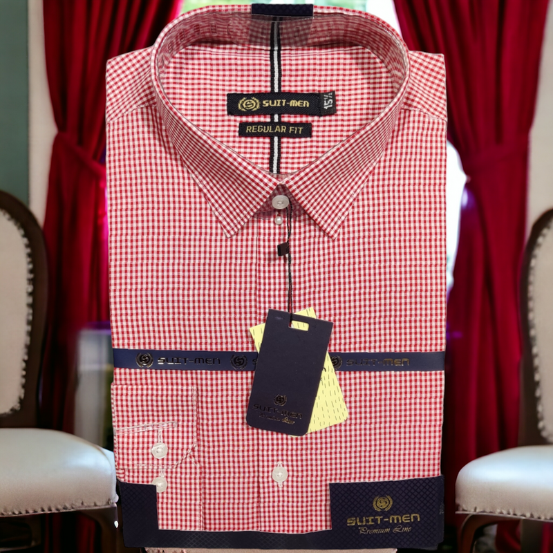 Formal Check Shirt Premium