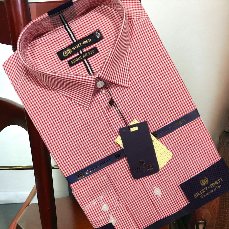 Formal Check Shirt Premium