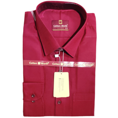 Mahroon Premium Formal Shirt