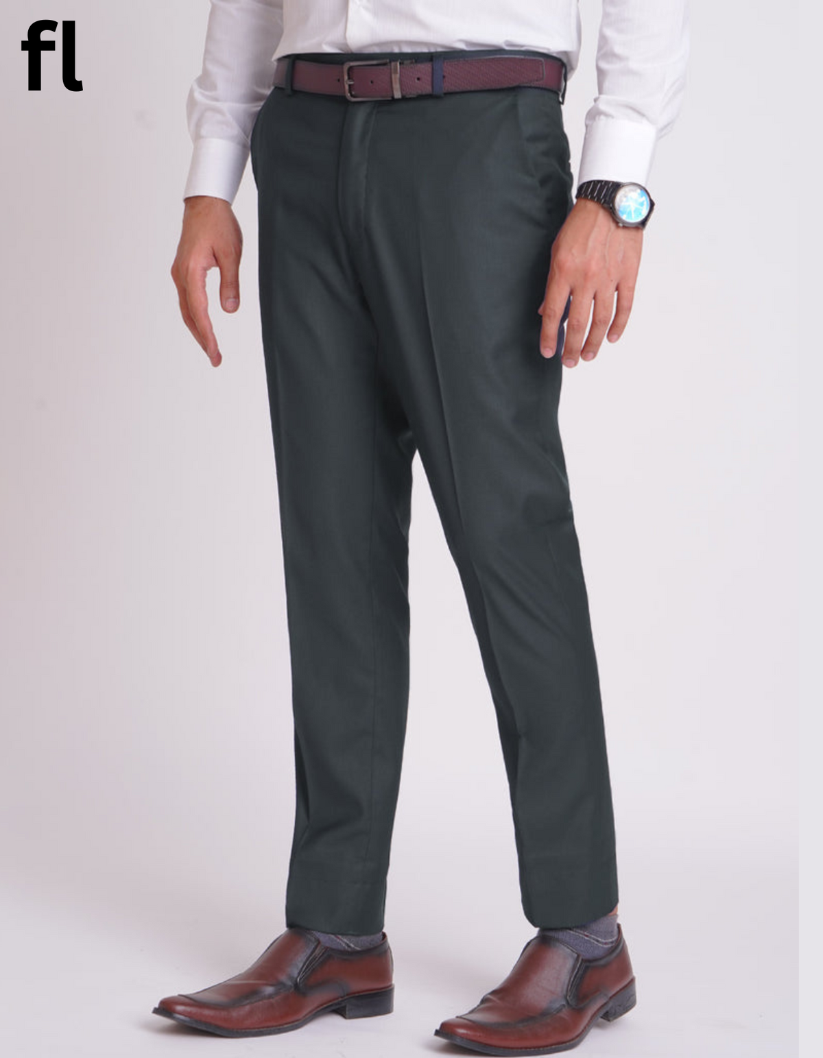 Formal Pant Green Color Suiting Stuff