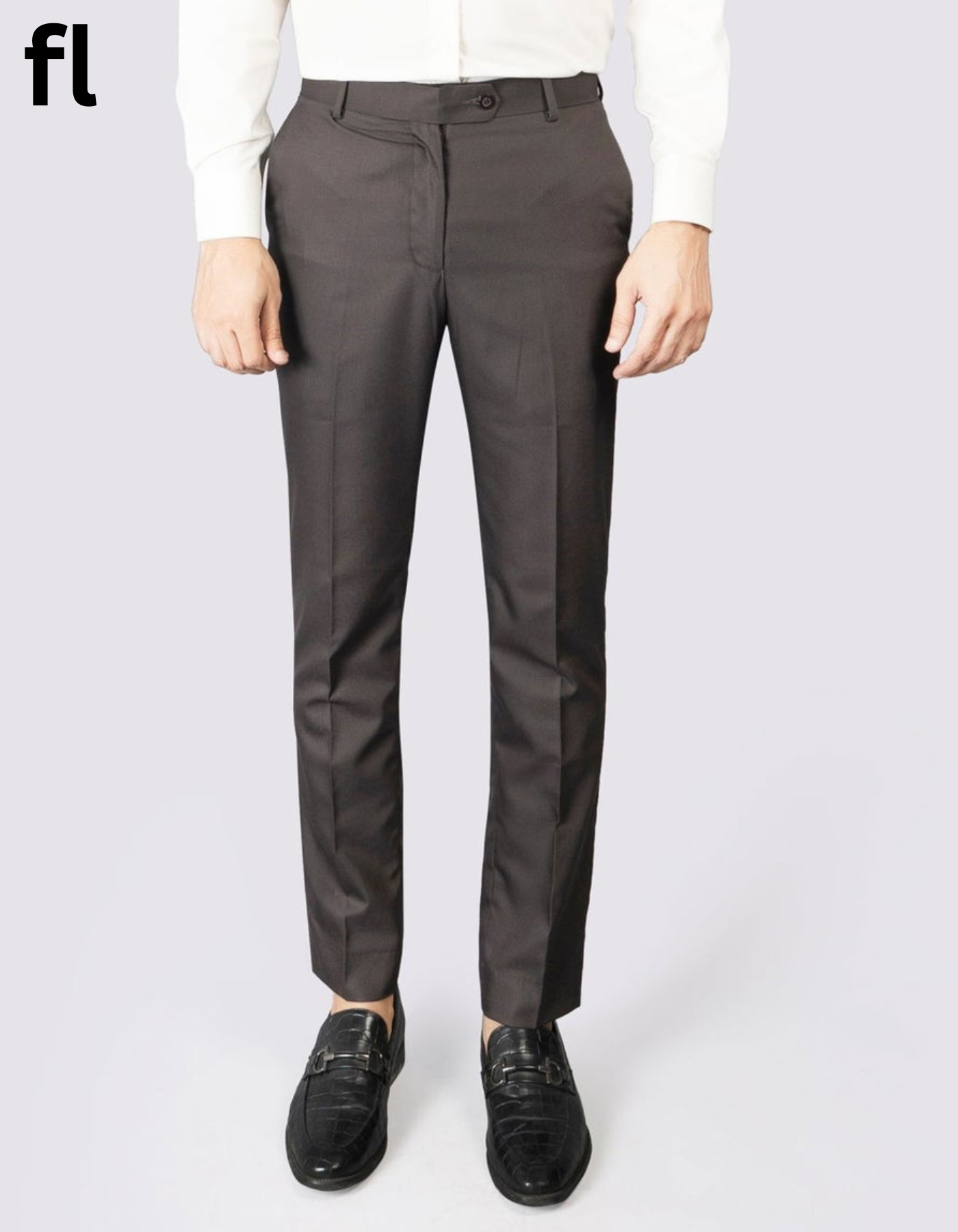 Formal Pant Brown Light Color Suiting Stuff